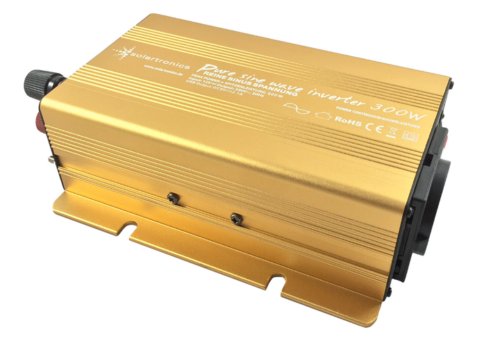 Преобразователь напряжения с чистой синусоидой Solartronics NP300 12V-230V 300/600W Германия - изображение 3