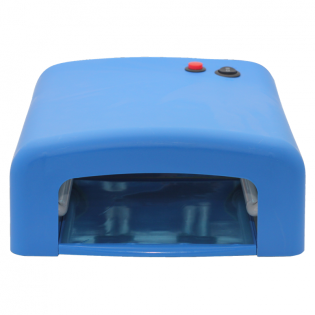 Лампа сушка для ногтей УФ UV Lamp 36W сушилка для маникюра и педикюра с таймером New-818 Blue - изображение 4