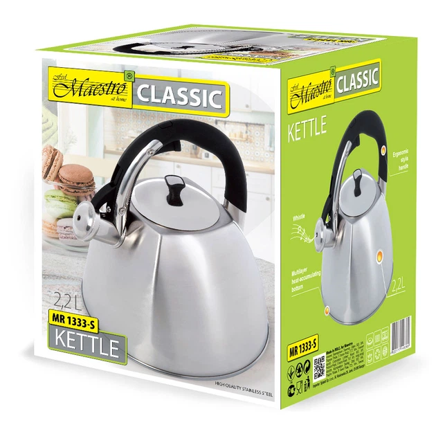 Czajnik metalowy Maestro 2,2 l (4820177148369) - obraz 3