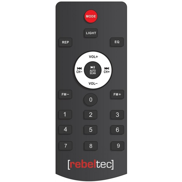 Колонка портативная Rebeltec SoundBox 630 Черный 70 Вт Bluetooth/TWS/AUX/USB/FM-радио + пульт ДУ - изображение 5
