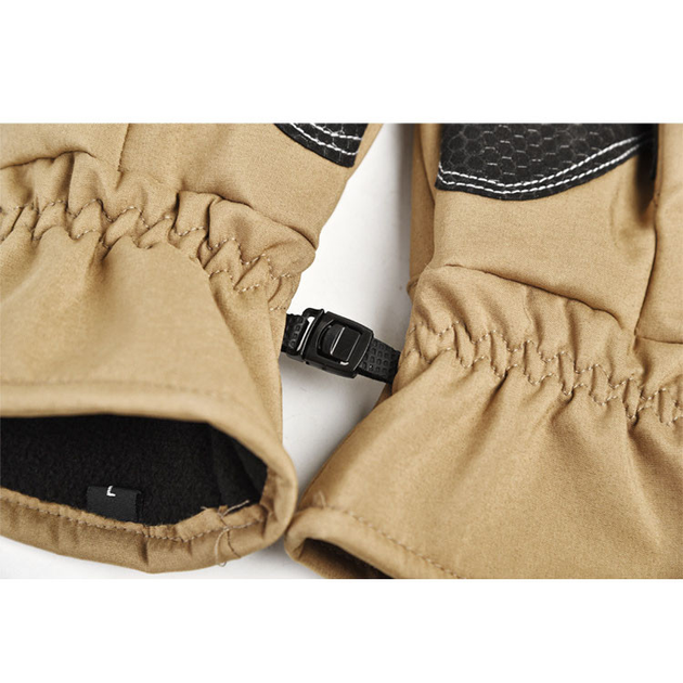 Теплые водонепроницаемые тактические перчатки Зимние COYOTE М - изображение 2