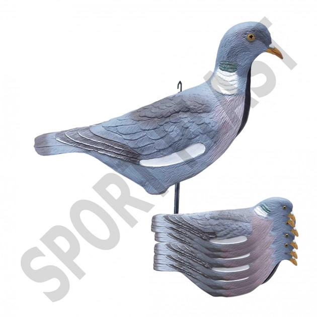 Опудало голуба вяхиря полукорпусное SPORTPLAST, Italy (1 шт) - зображення 1