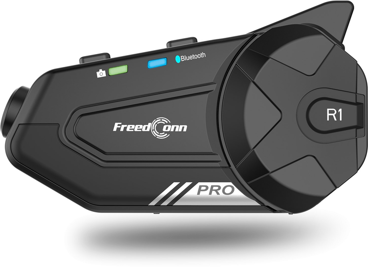 Bluetooth-мотогарнитура для шлема FreedConn R1 Pro с камерой Black ...