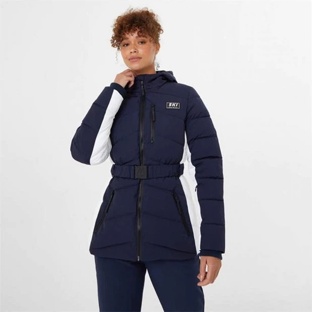 Куртка Jack Wills Hooded Puffer Ski Jacket Navy, S (44) (11744796) от