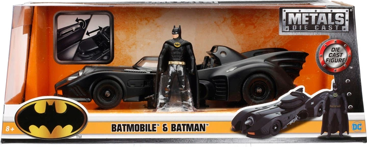 Машинка Jada Batmobile (1989) + фігурка Бетмена (4006333065002) - зображення 4