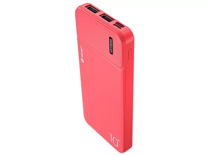 Аккумулятор Power bank Tracer 10000мАч Красный - Фото 4 Аккумулятор Power bank Tracer 10000мАч Красный - изображение 4