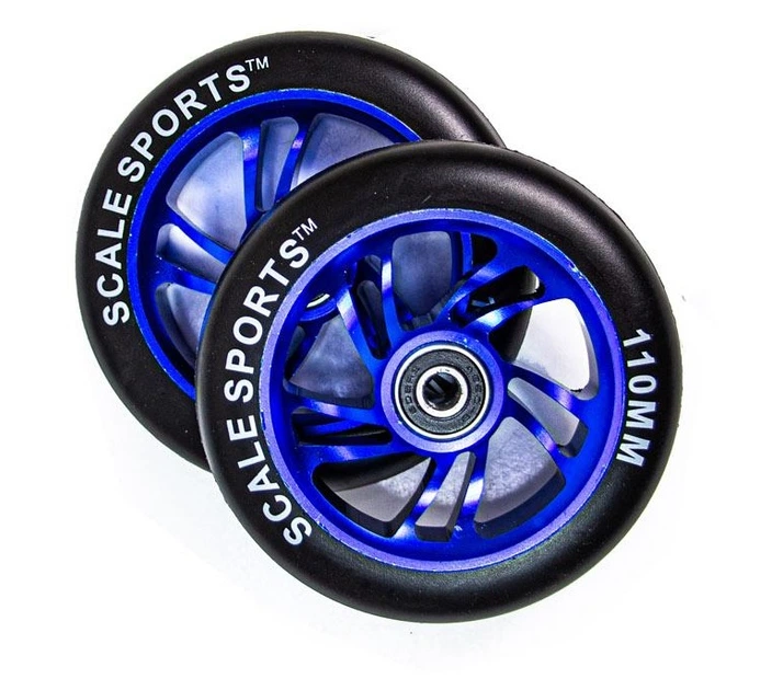 Снегокат трюковой 2 в 1 Scale Sports Phantom 110 mm. Синий - Фото 5 Снегокат трюковой 2 в 1 Scale Sports Phantom 110 mm. Синий - изображение 5