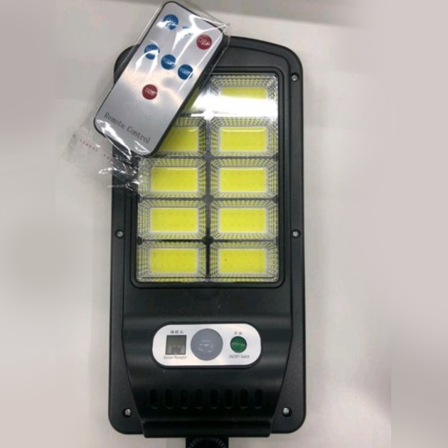 Вуличний світлодіодний ліхтар на сонячній батареї 2 штуки Solar Light SL-10COB з пультом, датчиком руху, акумуляторний - зображення 3