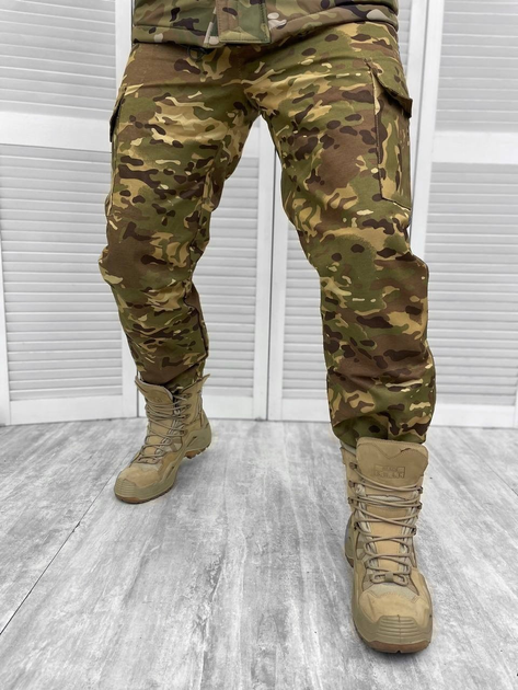 Тактические теплые военные зимние боевые штаны, Камуфляж: Мультикам, Размер: XXXL - изображение 1