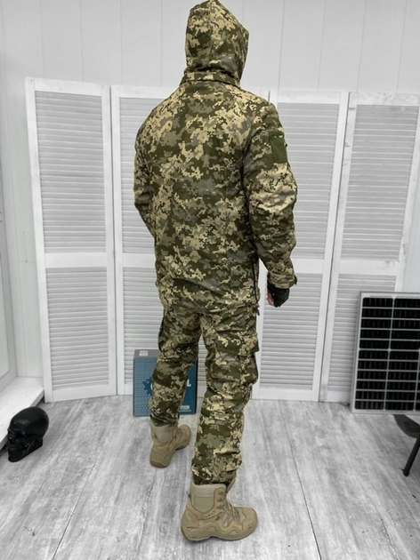 Тактична тепла зимова військова форма комплектом костюм Charter (Куртка + Штани), Камуфляж: Піксель ЗСУ, Розмір: XL - зображення 2