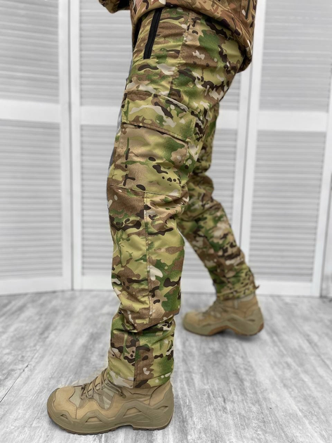 Тактические зимние теплые военные боевые штаны, Камуфляж: Мультикам, Размер: XXL - изображение 2