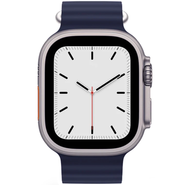 Силиконовый ремешок Apple Watch Ocean Band 49/45/44/42 mm, Midnight Blue (HC) - изображение 4