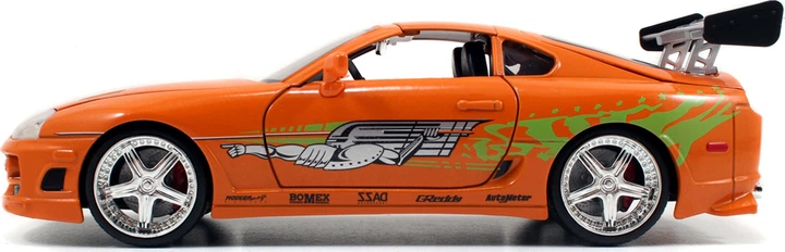 Metalowy samochód Jada Fast and Furious Toyota Supra (1995) + figurka Briana 1:24 (SBA253205001) - obraz 8