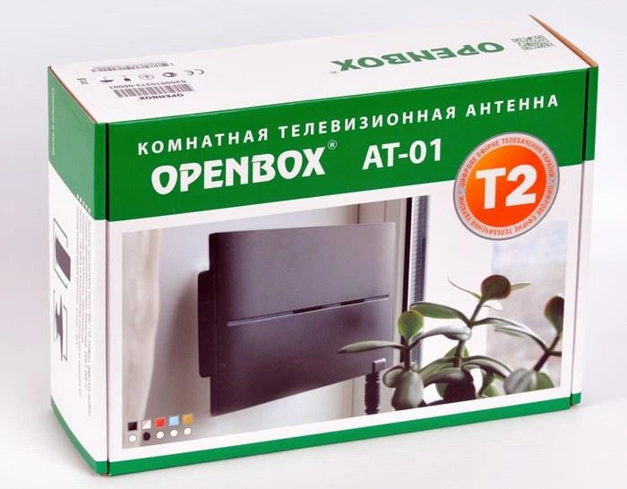 Антенна Комнатная Openbox AT-01 white (00029) - Фото 1 Антенна Комнатная Openbox AT-01 white (00029) - изображение 1