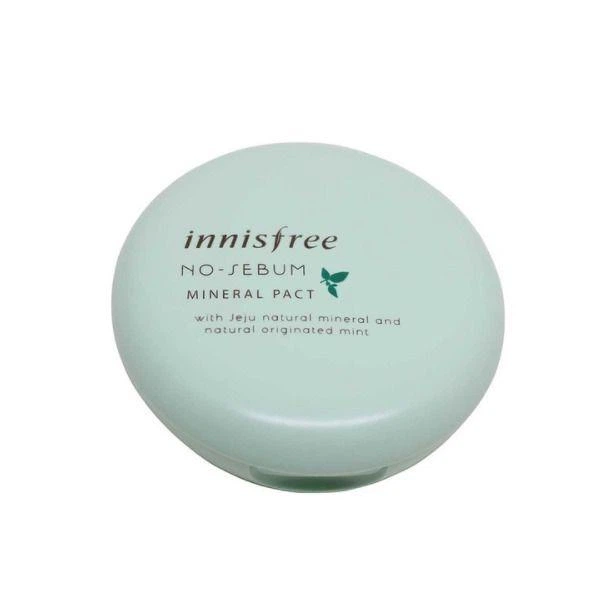 Мінеральна пудра для контролю секреції шкіри Innisfree No Sebum Mineral Pact - Фото 5 Мінеральна пудра для контролю секреції шкіри Innisfree No Sebum Mineral Pact - зображення 5