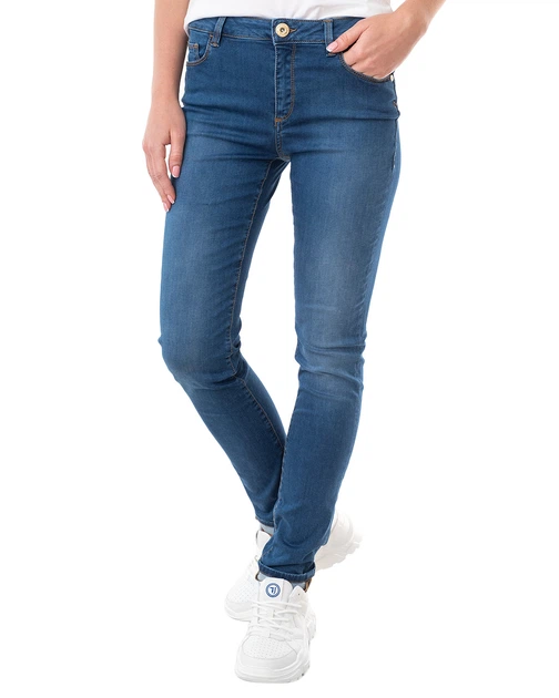 Джинси жіночі TRUSSARDI JEANS (56J00001-1T003648-D027-U265/20) Синій 30 - Фото 3 Джинси жіночі TRUSSARDI JEANS (56J00001-1T003648-D027-U265/20) Синій 30 - изображение 3