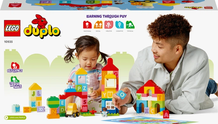 Конструктор LEGO DUPLO Classic Містечко з алфавітом 87 елементів (10935) - зображення 2