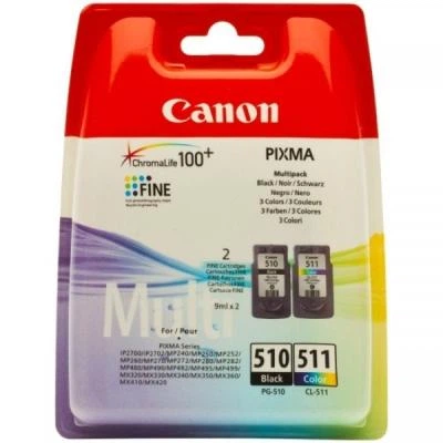 Картридж Canon PG-510+CL-511 MULTIPACK (2970B010) - Фото 1 Картридж Canon PG-510+CL-511 MULTIPACK (2970B010) - изображение 1