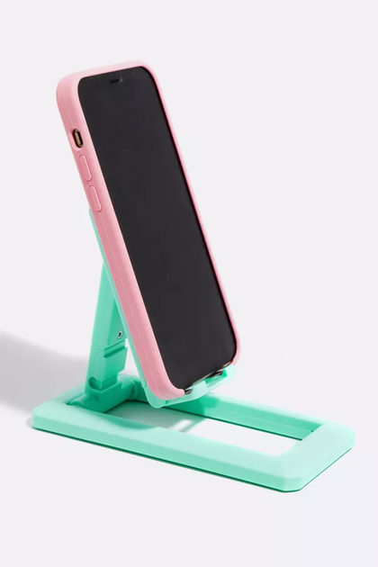 Настольная подставка держатель для телефона планшета Desktop Stand Braoket Бирюзовый - изображение 2