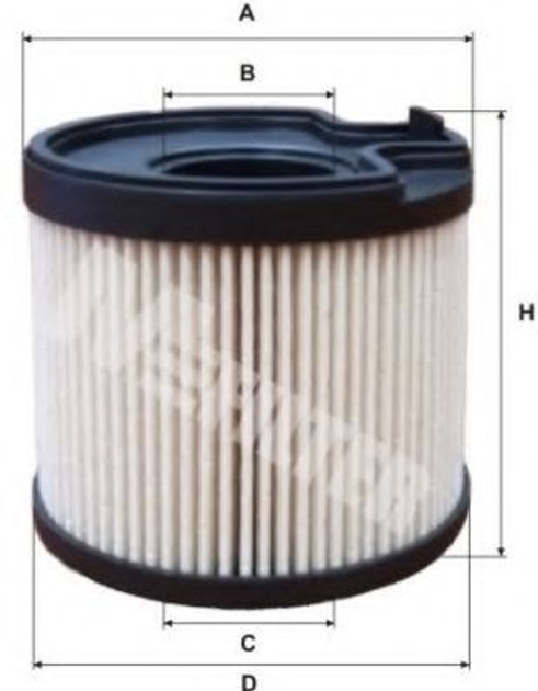 Фильтр топливный 2.0HDi Scudo/Expert 99-/Berlingo/Partner 99-05 (с-ма Bosch) MFilter (DE3113) - изображение 1
