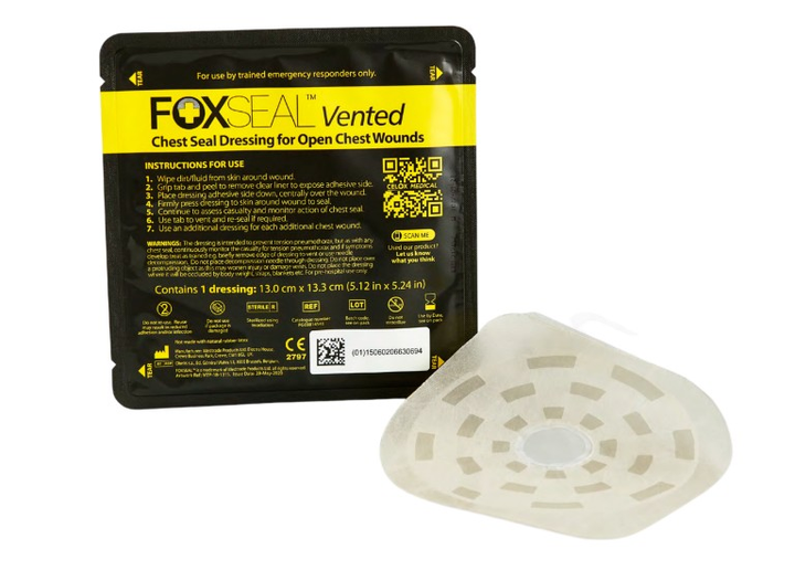 Оклюзійна наліпка нового покоління FoxSealVent від Celox (GB) - зображення 2