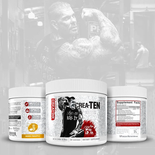 Rich Piana 5% Nutrition Crea-TEN 231 г (4384304939) - изображение 5