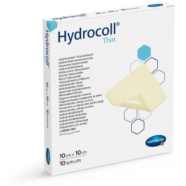 Гидроколлоидная повязка Hartmann Hydrocoll Thin 15 x 15 см (3050-9154 ...