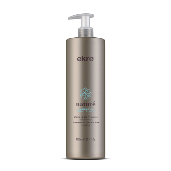 Шампунь для щоденного використання з екстрактом мигдалю EKRE Nature Shampoo 1000 мл - Фото 1 Шампунь для щоденного використання з екстрактом мигдалю EKRE Nature Shampoo 1000 мл - зображення 1