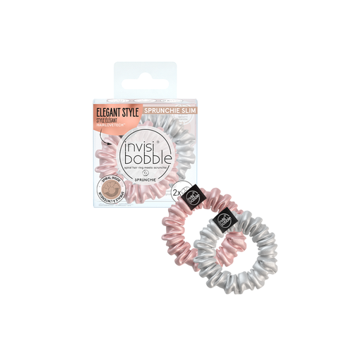 Резинка-браслет Invisibobble Original Sprunchie Slim Bella Chrome - Фото 1 Резинка-браслет Invisibobble Original Sprunchie Slim Bella Chrome - изображение 1