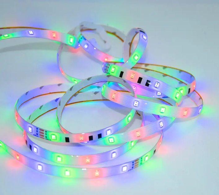 Светодиодная Led лента на батарейках 3xAA SMD лента 2 м мульти ...