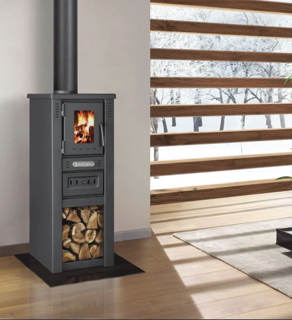 Піч на дровах Pro-Thermo Lava Basik Glass - зображення 5