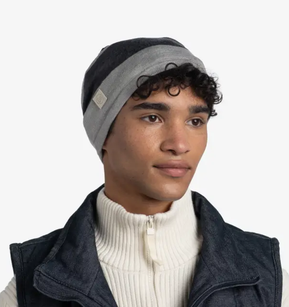 Шапка Buff Merino Move Beanie, Graphite (BU 130221.901.10.00) - зображення 5