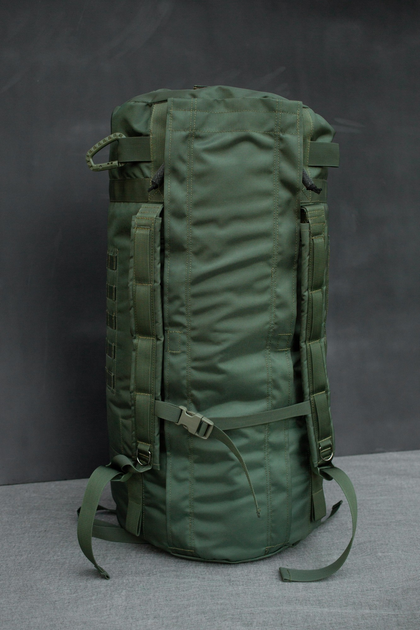 Сумка баул-рюкзак военный Обериг 100л 80*40 см олива тёмная - изображение 2