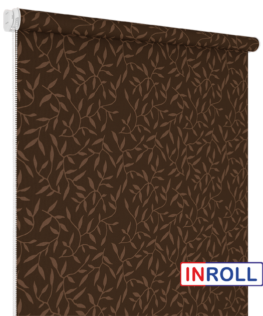 Ролету тканинна INROLL Есо-Standart 65х165 см Natura Венге 2261 - зображення 3