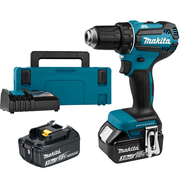 Шуруповерт аккумуляторный Makita DDF485RFJ (50 Нм, 1.5-13 мм, BL, LXT ...