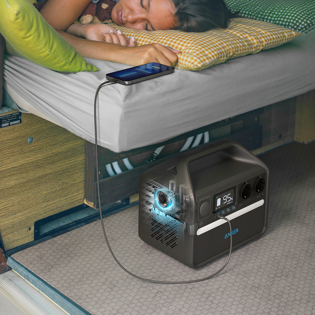 Зарядна станція Anker PowerHouse 535 / 716 Вт / 512 Вт⋅год / LiFePO4 (A1751311) - зображення 14
