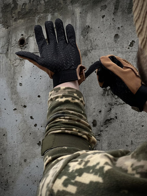 Тактические перчатки M-pact песочный - изображение 2
