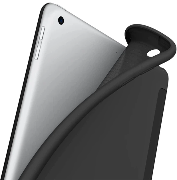Чехол для планшета BeCover Tri Fold Soft TPU Silicone для Apple iPad 9.7 2017/2018 A1822/A1823/A1893/A1954 Black (BC_706875) - Фото 3 Чехол для планшета BeCover Tri Fold Soft TPU Silicone для Apple iPad 9.7 2017/2018 A1822/A1823/A1893/A1954 Black (BC_706875) - изображение 3