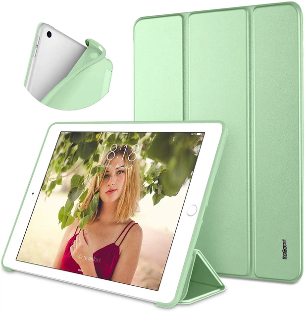 Чехол для планшета BeCover Tri Fold Soft TPU Silicone для Apple iPad 9.7 2017/2018 A1822/A1823/A1893/A1954 Green (BC_706878) - Фото 2 Чехол для планшета BeCover Tri Fold Soft TPU Silicone для Apple iPad 9.7 2017/2018 A1822/A1823/A1893/A1954 Green (BC_706878) - изображение 2