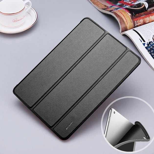 Чехол для планшета BeCover Tri Fold Soft TPU Silicone для Apple iPad 10.2 2019/2020/2021 Black (BC_706881) - Фото 2 Чехол для планшета BeCover Tri Fold Soft TPU Silicone для Apple iPad 10.2 2019/2020/2021 Black (BC_706881) - изображение 2