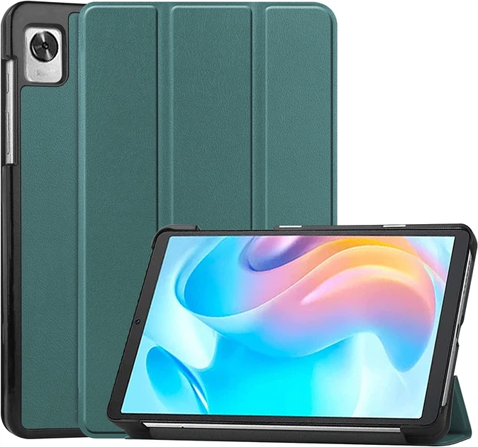 Чохол для планшета BeCover Smart Case для Realme Pad Mini 8.7" Dark Green (BC_708259) - Фото 2 Чохол для планшета BeCover Smart Case для Realme Pad Mini 8.7" Dark Green (BC_708259) - зображення 2
