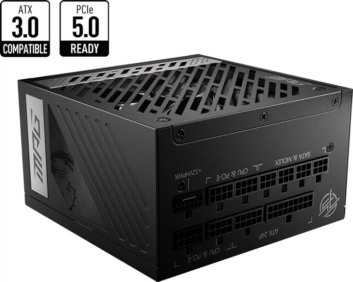 Блок живлення MSI MPG A850G PCIE5 850W - зображення 2