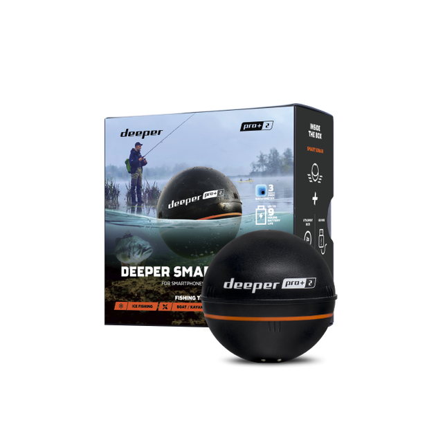 Бездротовий ехолот Deeper Smart Sonar PRO+ 2 - Фото 1 Бездротовий ехолот Deeper Smart Sonar PRO+ 2 - зображення 1