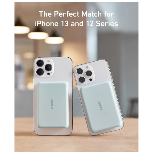 Магнітна батарея Anker 521 PowerCore Magnetic 5K 5000 мАг Green (A1619) - Фото 3 Магнітна батарея Anker 521 PowerCore Magnetic 5K 5000 мАг Green (A1619) - зображення 3
