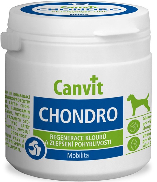 Витаминная добавка Canvit Chondro для регенерации суставов собак 100 г ...
