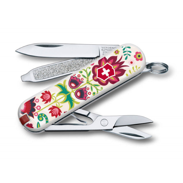 Складаний ніж Victorinox Classic Rooster Happy Folks 0.6223.L1603 - зображення 1