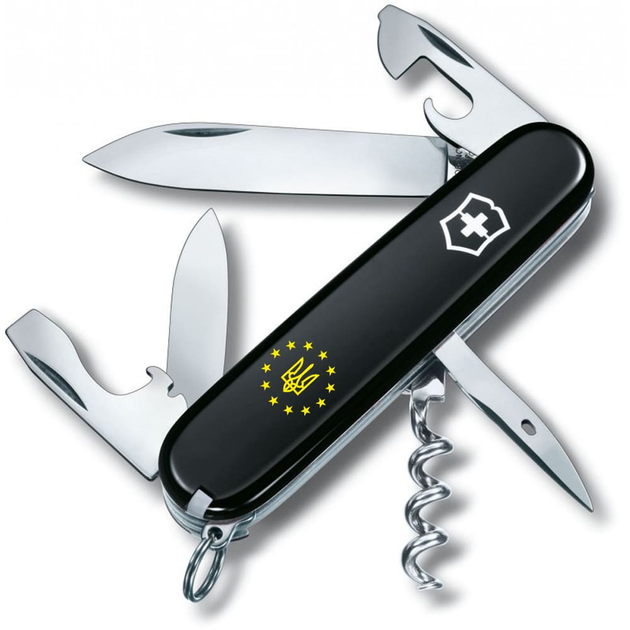 Складной нож Victorinox SPARTAN UKRAINE Трезубец в ЕС 1.3603.3_T1140u - изображение 1