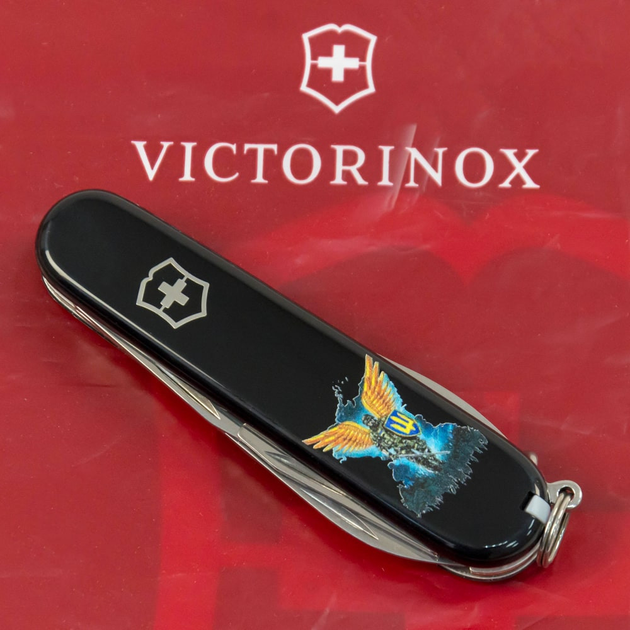 Складаний ніж Victorinox SPARTAN UKRAINE Ангел ЗСУ 1.3603.3_T1061u - зображення 2