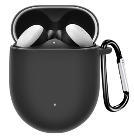 Чохол-накладка DK Silicone Candy Friendly з карабіном для Google Pixel Buds 2 (black) - Фото 1 Чохол-накладка DK Silicone Candy Friendly з карабіном для Google Pixel Buds 2 (black) - зображення 1
