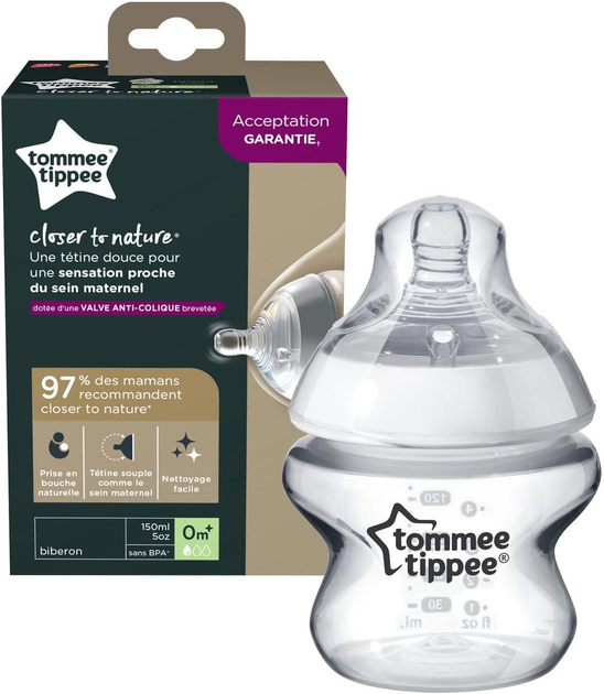 Пляшечка для годування Closer to Nature 150 мл Tommee Tippee (5010415224002) - зображення 4